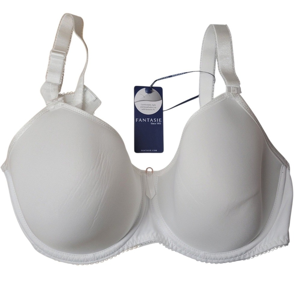 Fantasie Rebecca Essentials Underwire Spacer Bra White 36DDD NWT